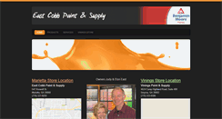 Desktop Screenshot of eastcobbpaint.com